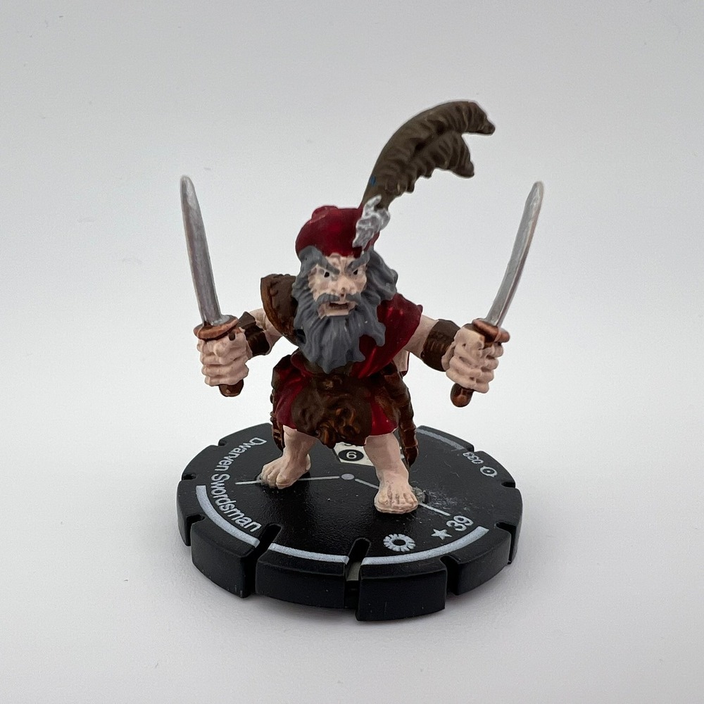 Mage Knight 2003 Dwarven Swordsman Miniature Doom Hell‎ D&D RP RPG Collectible